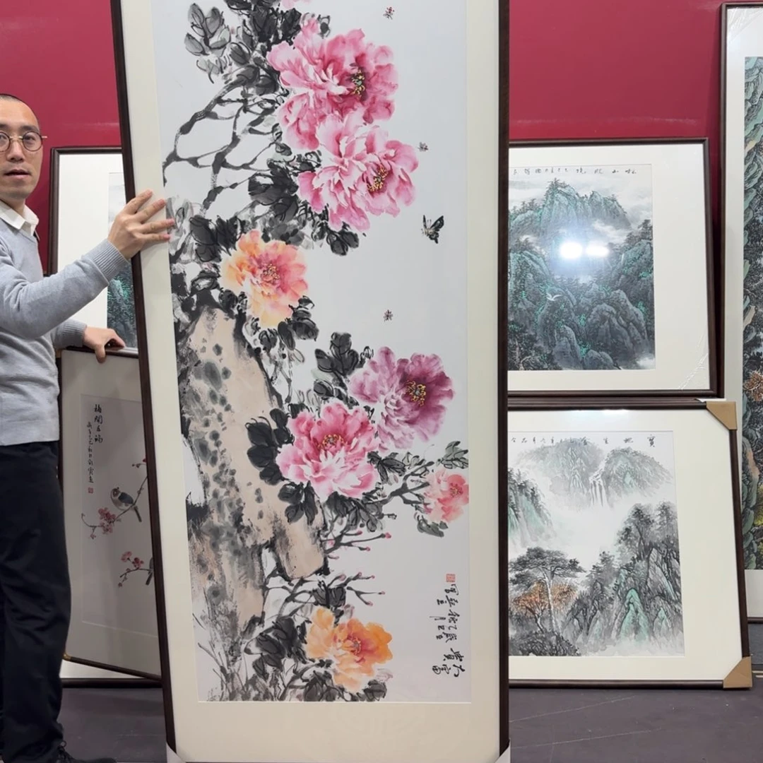 *****国画手绘作品210/80