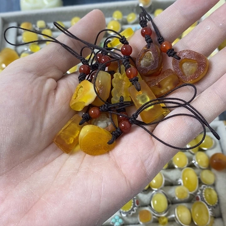 蜜蜡裸石未镶嵌多样性发货其三