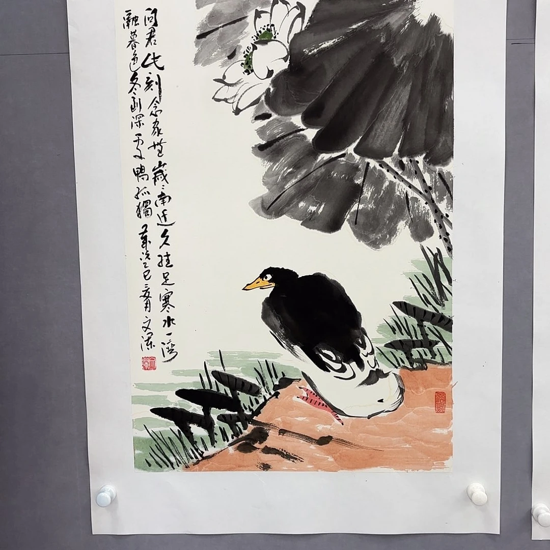 国画艺术家真人手绘