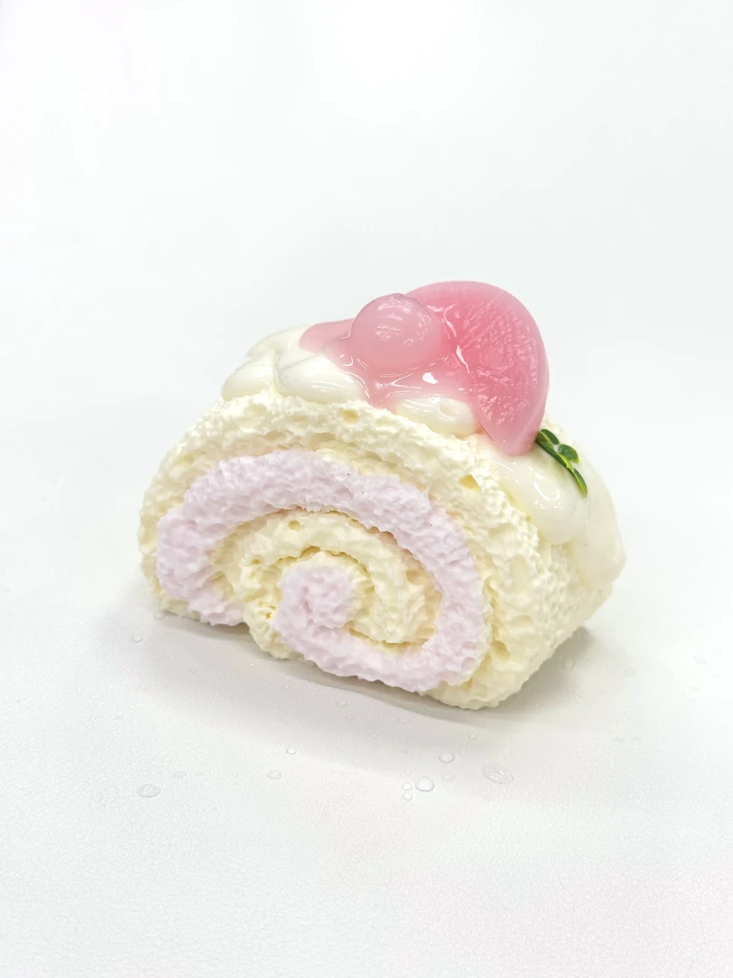 【05 爱心瑞士卷】纯手工捏捏礼物默认微瑕