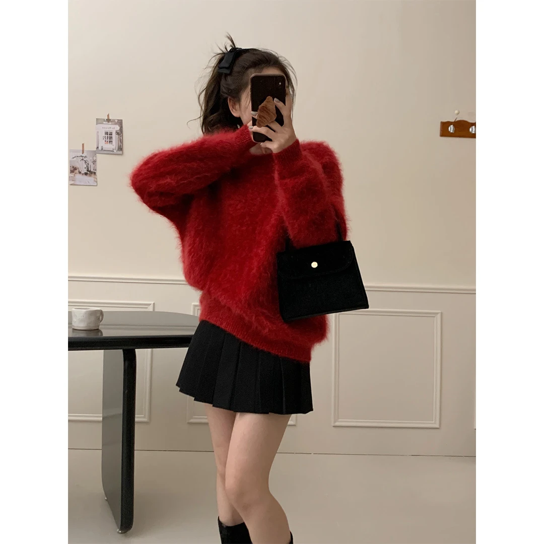 【老板娘家山羊绒】100山羊绒拉绒 高端毛衣针织衫组合链接 601-630