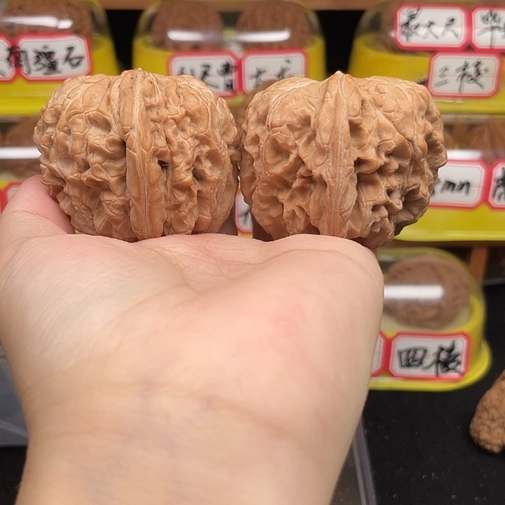 把件文玩核桃6号47尺全品闷墩