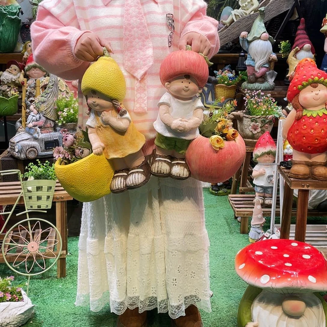 摆件花园摆件红红火火