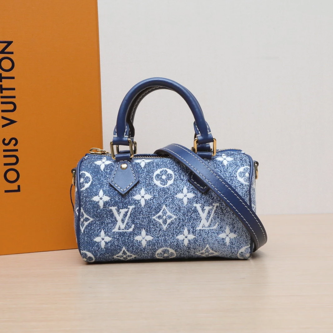 99新 LouisVuitton/路易威登 【娇】Speedy Nano 16 604106