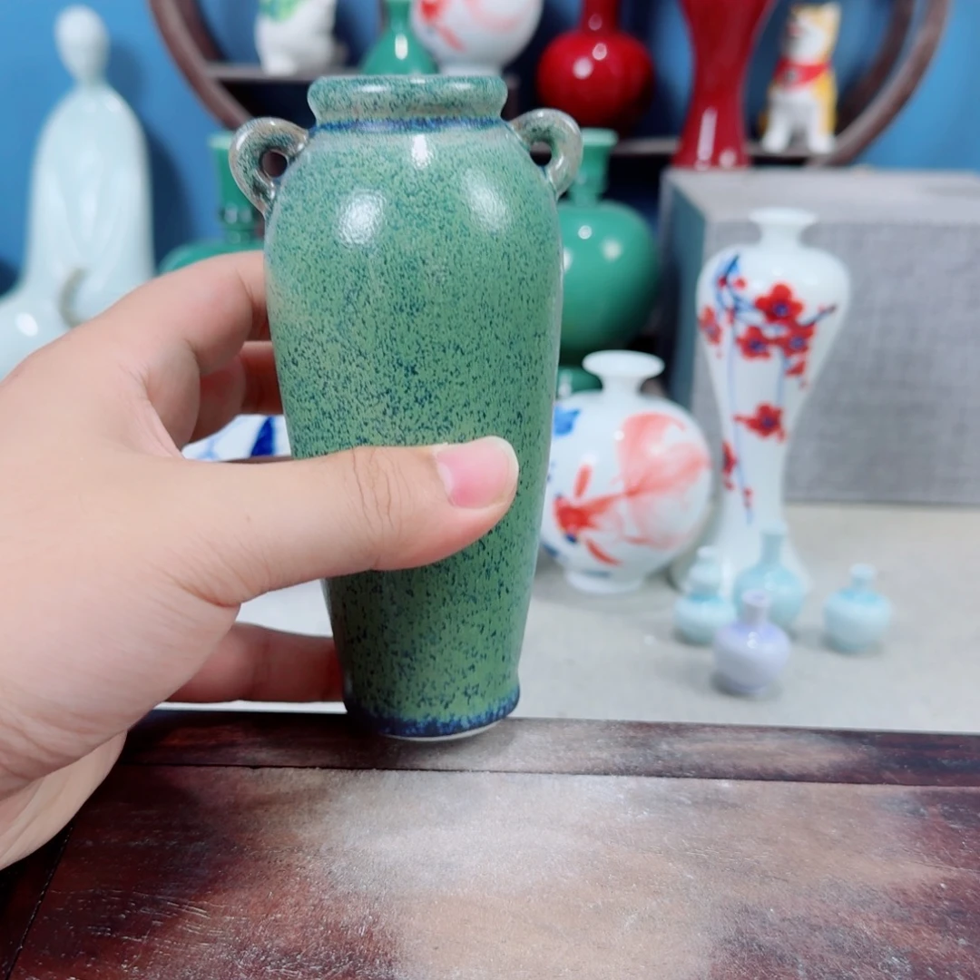陶瓷手工小花器摆件