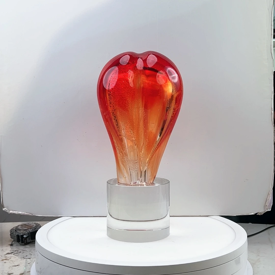 茶盏琉璃水晶摆件