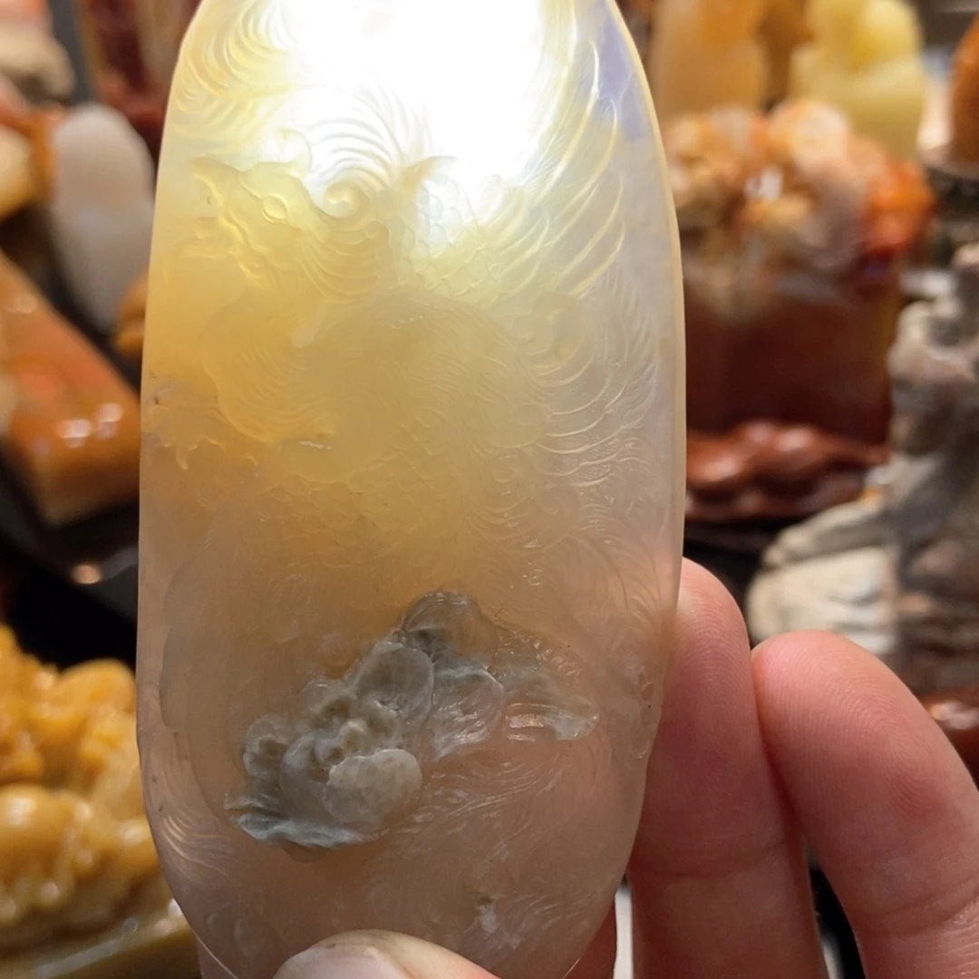 寿山石印石高山晶