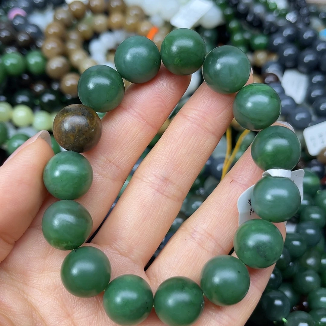 和田玉未镶嵌手链