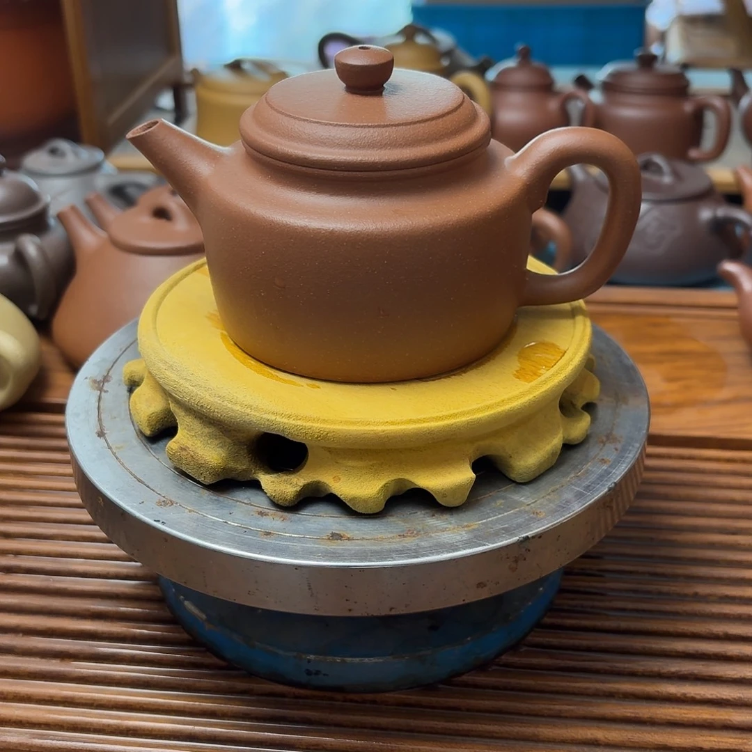 茶壶紫砂半手工制作