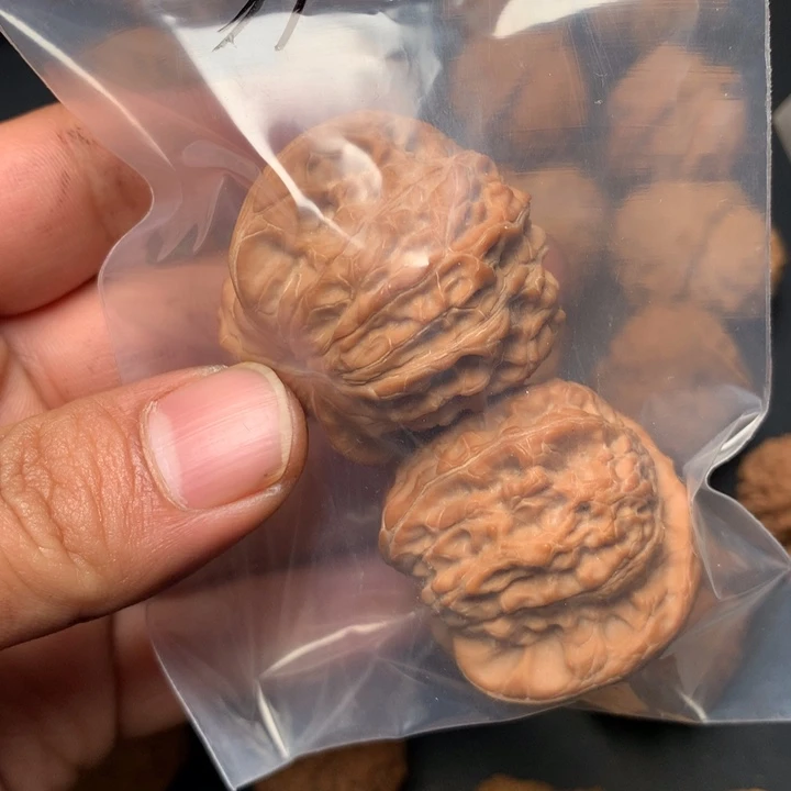 清***车把件文玩核桃40血麒麟39