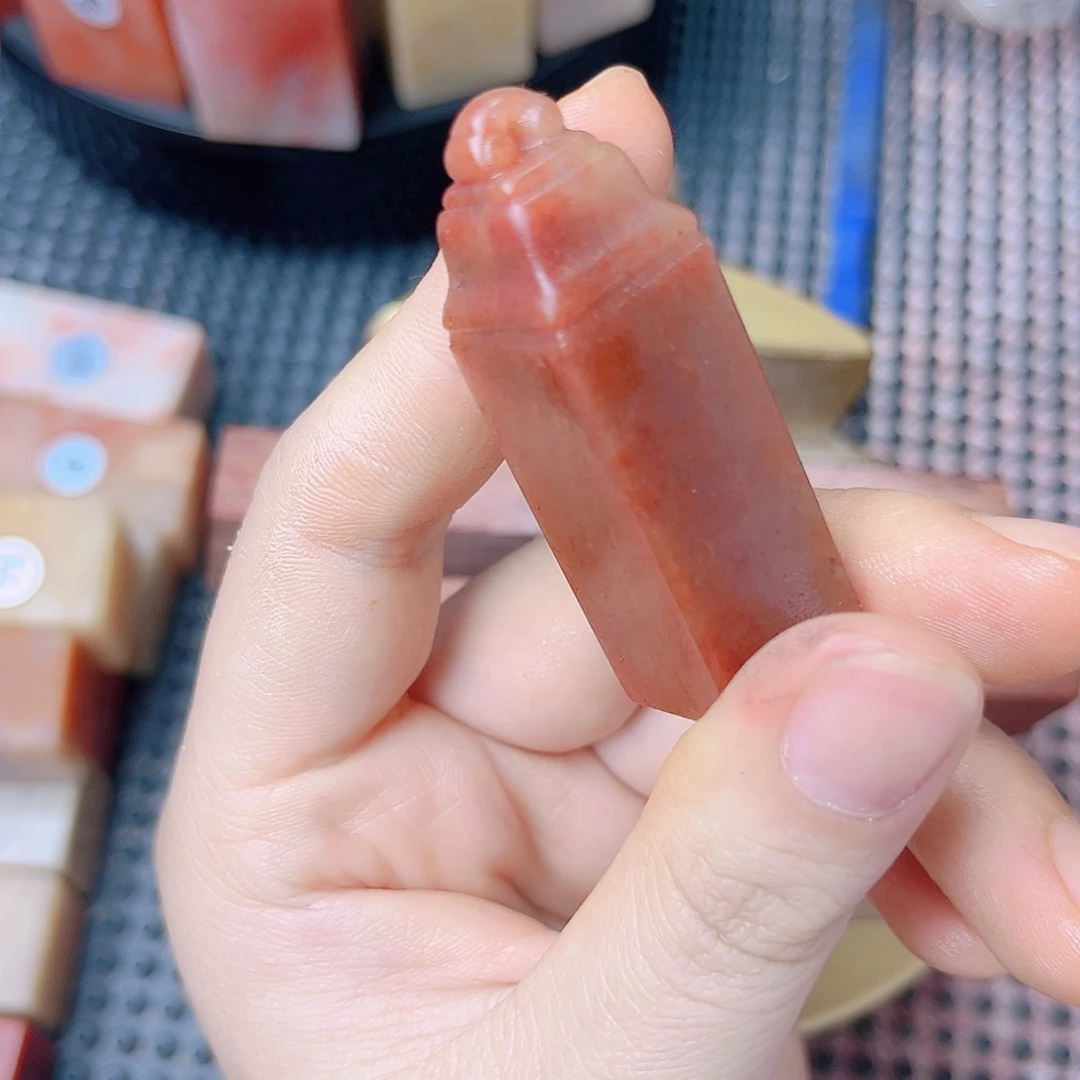 老挝石印石如意钮