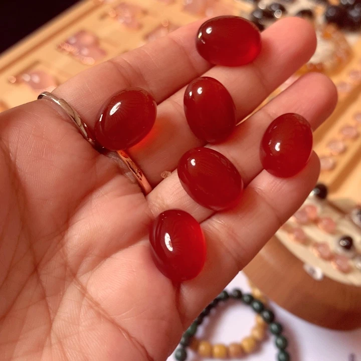 玛瑙/玉髓戒指面未镶嵌