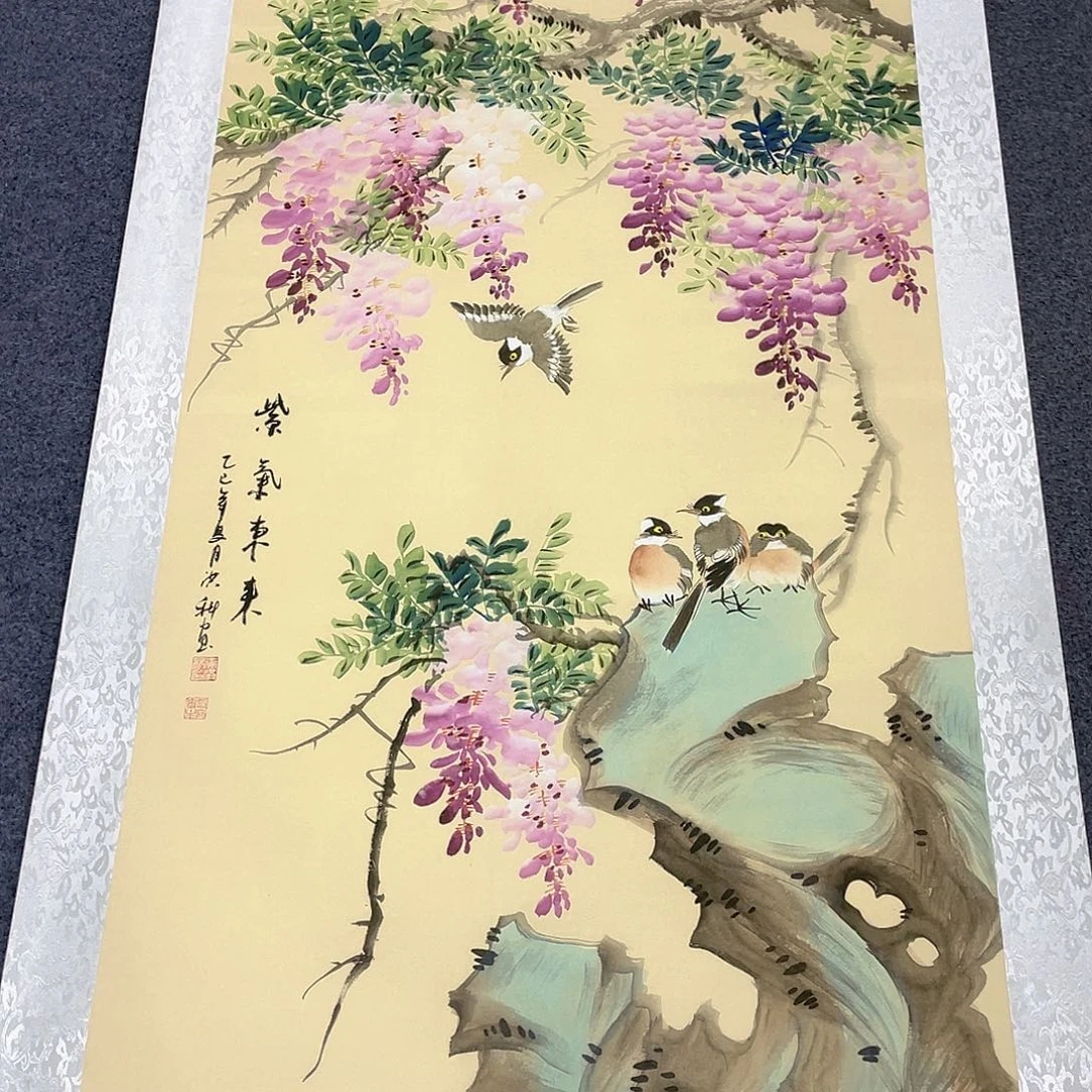 国画作品小姐姐放漏…