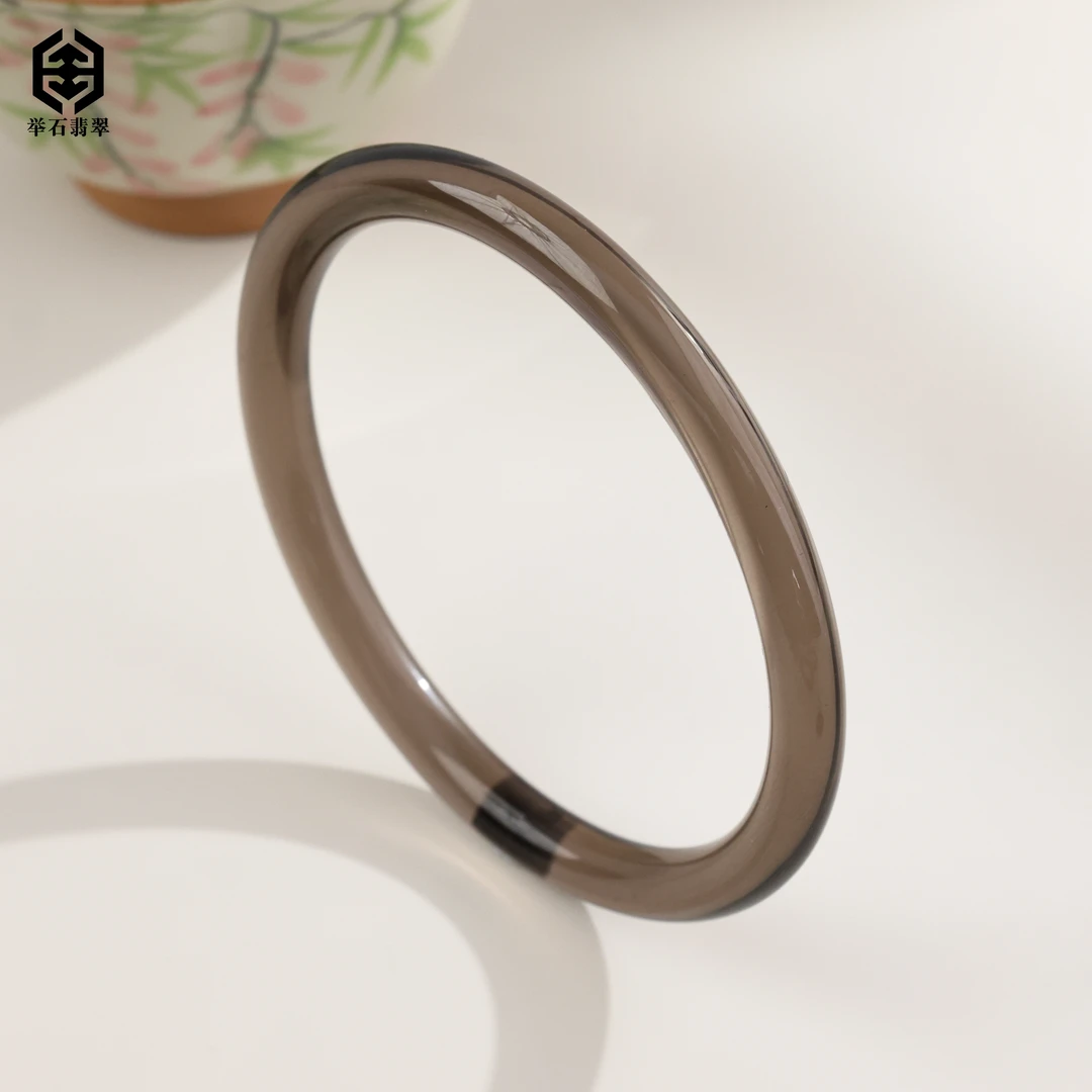 【举石臻品】TH0927-555-104黑曜石手镯（圈口自选/一件/多样性发）F