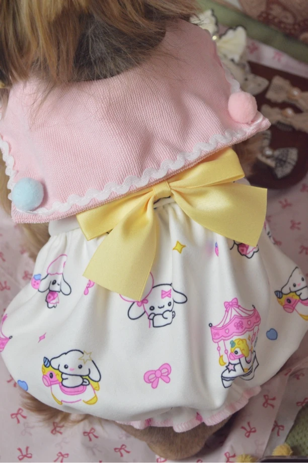 宠物裙子泡泡裙猫狗秋冬裙子马尔济斯