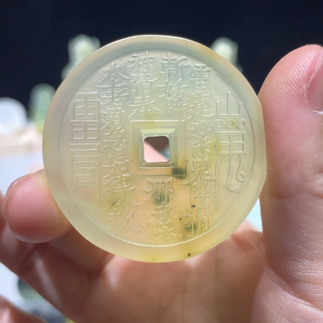 岫玉未镶嵌颈饰颈饰4