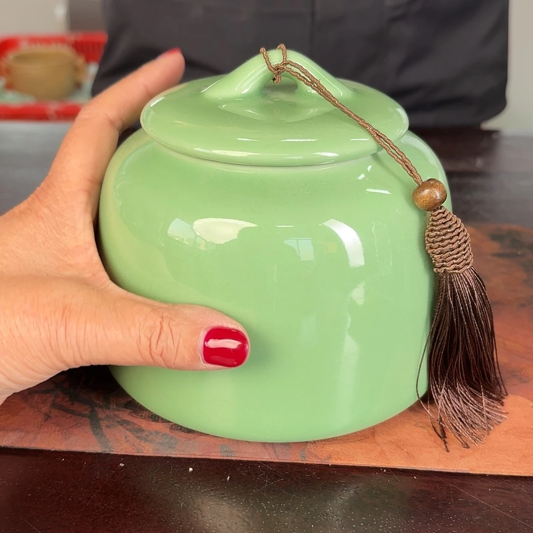 龙泉云间青瓷小米茶器