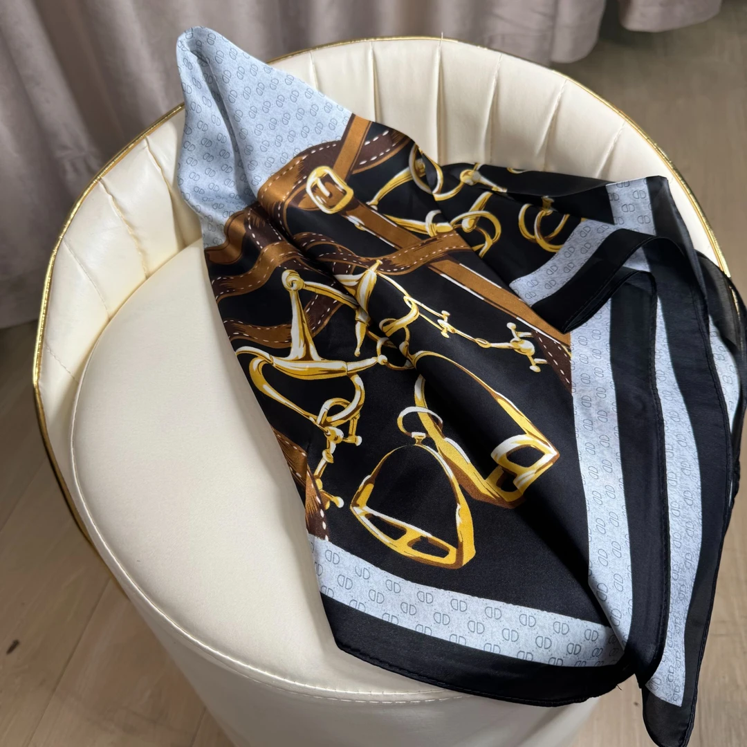 【鎏金岁月】70新款方巾尺寸女丝巾AS1225