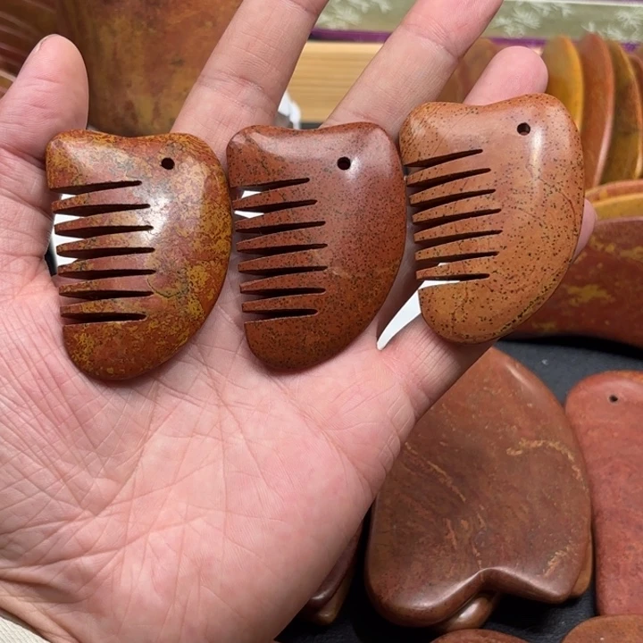 红砭石精品款小梳子