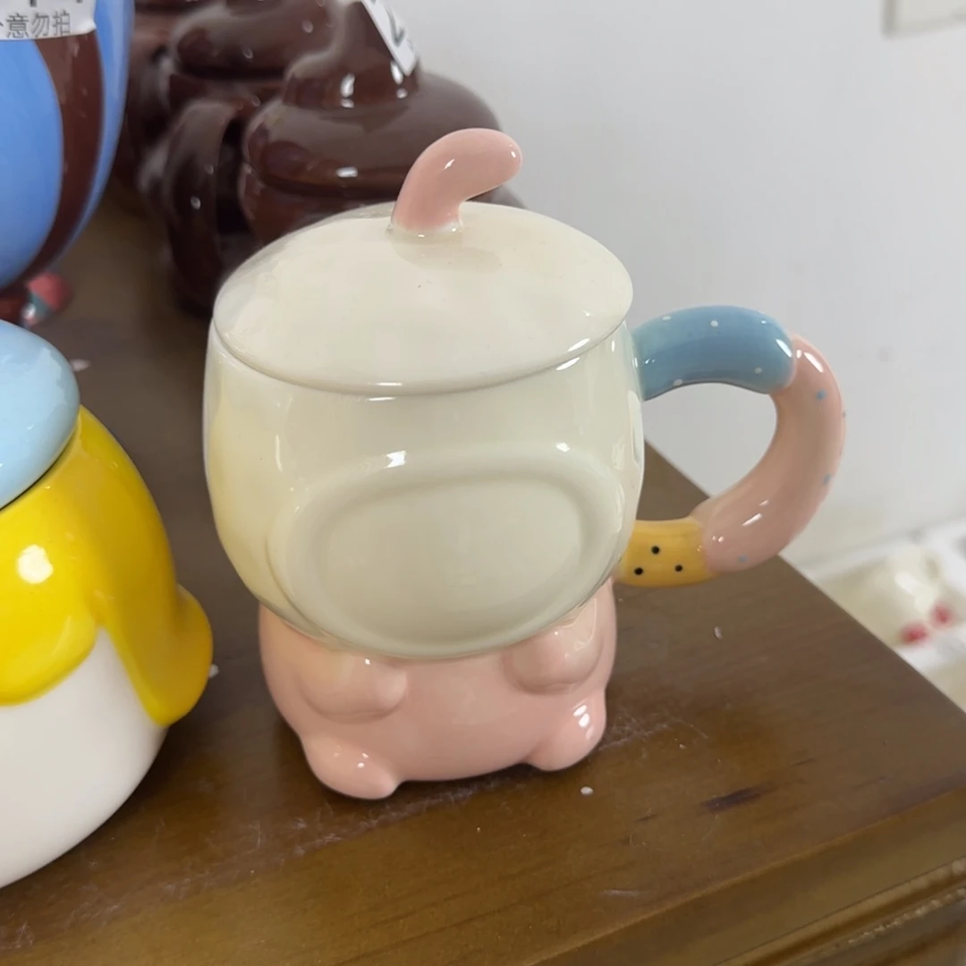 半***夏陶瓷无盖款粉红被