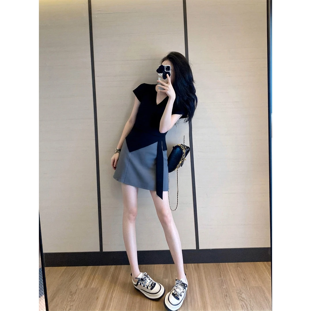 2025新款高级感气质裙子巨好看的夏季显瘦套装女超火女装两件套