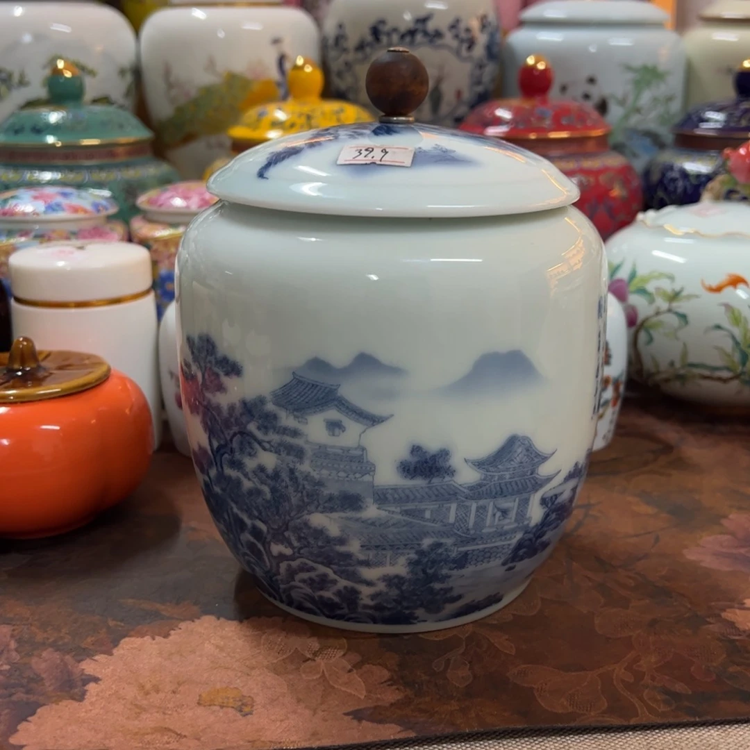 高端茶叶罐陶瓷罐