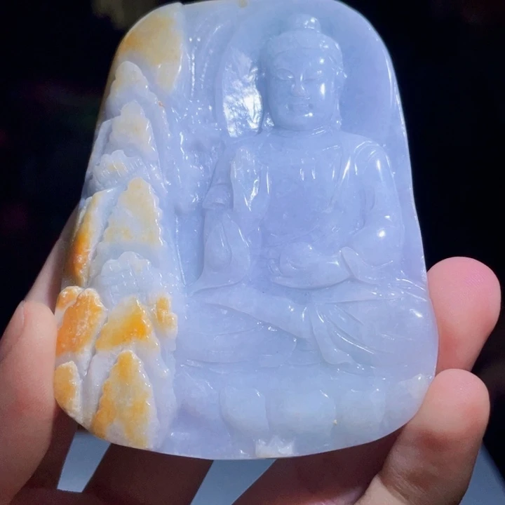 翡翠未镶嵌吊坠(不含链)A274