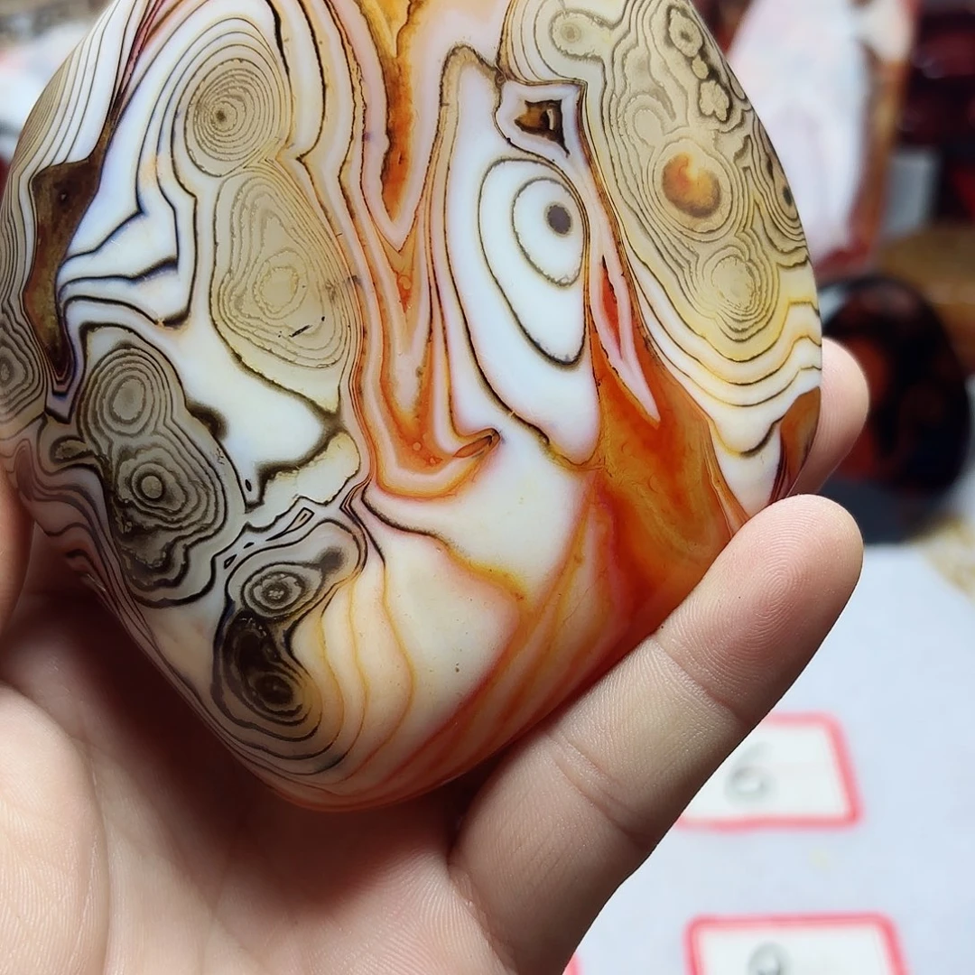 玛瑙/玉髓珠宝奇石银S925镀金镶嵌人**途