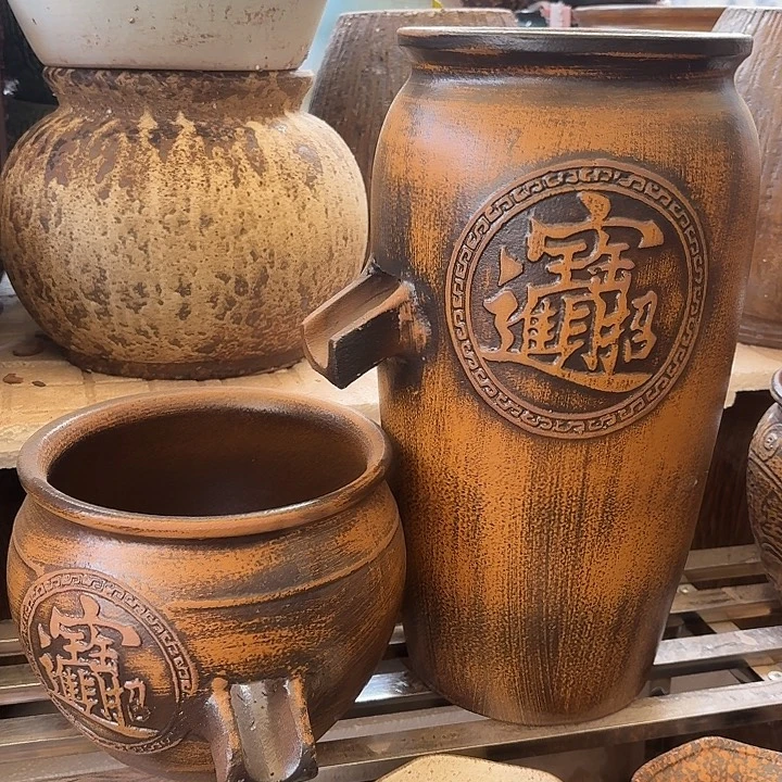 粗陶口径19/39，20/17进水口2.5厘米