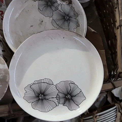 瓷片国营厂库存微瑕20厘米