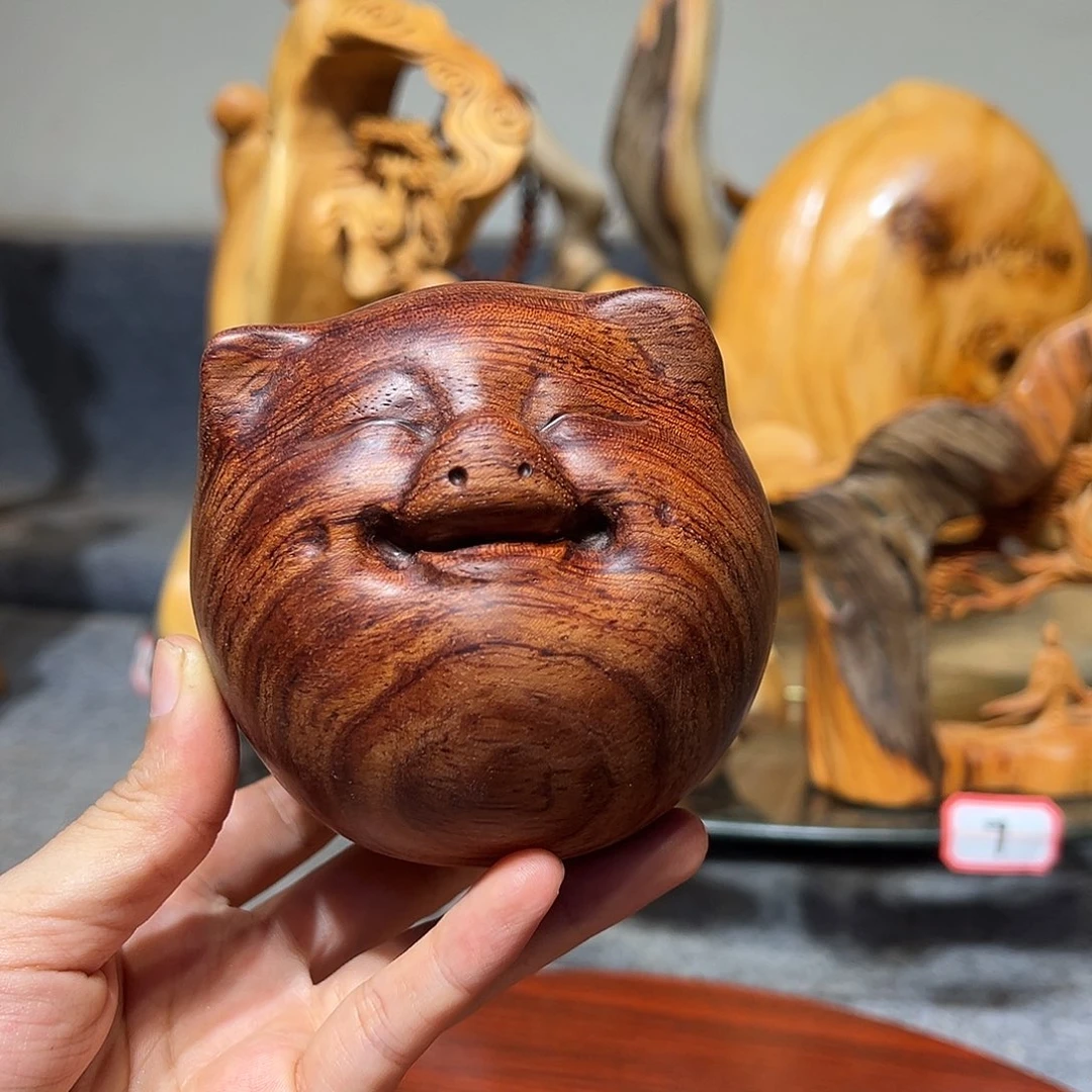 柏木艺*小崖柏木手把件摆件