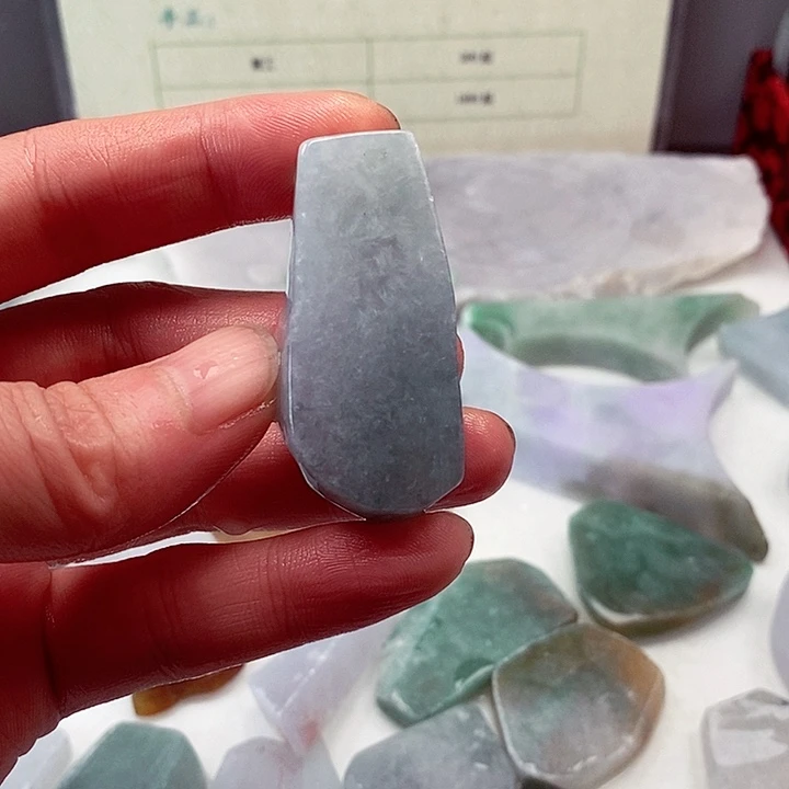翡翠未镶嵌颈饰缅甸翡翠A货边角