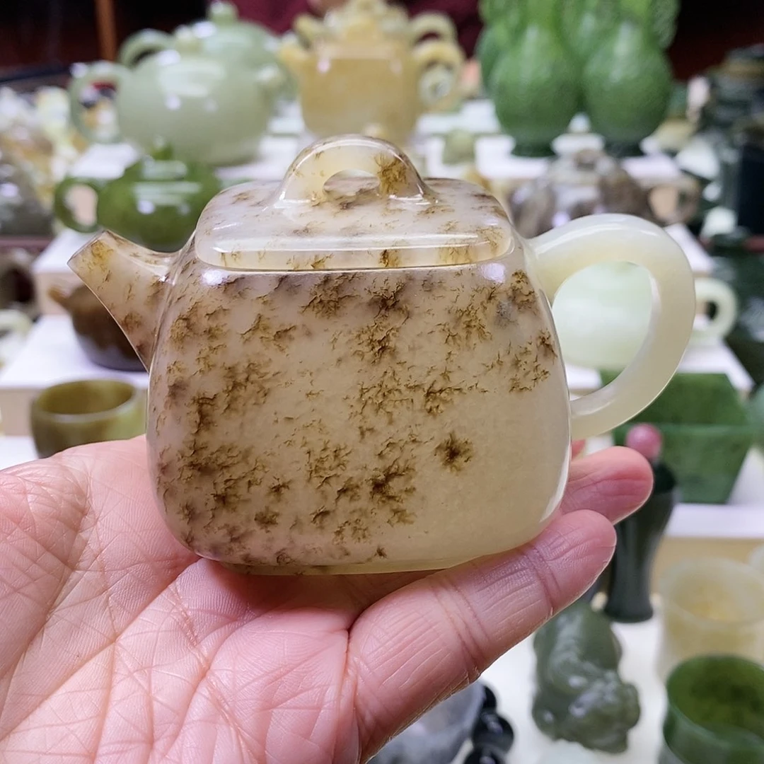 和田玉茶壶未镶嵌