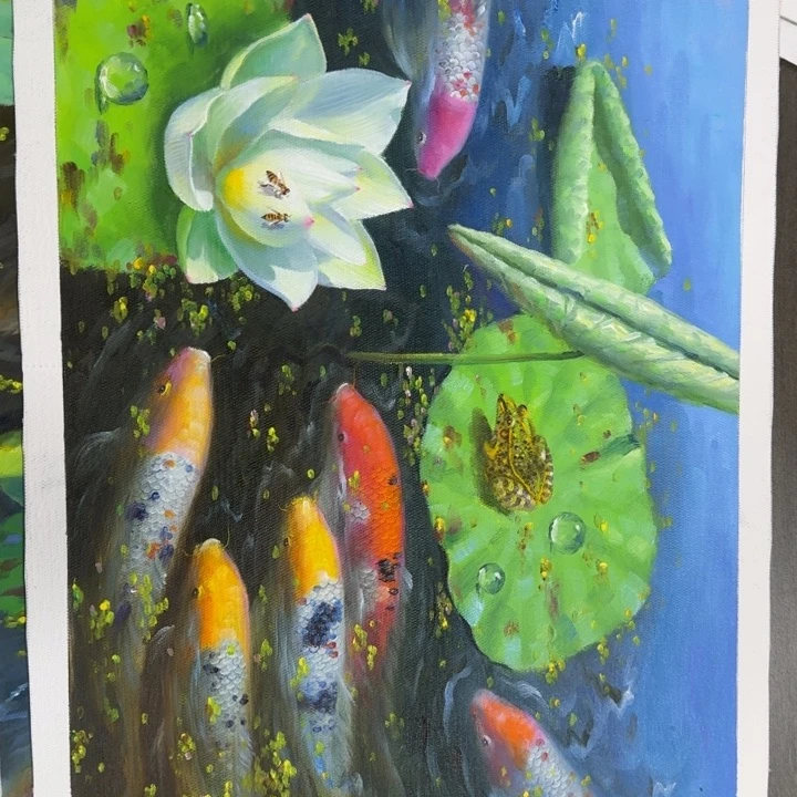 油画在这一刻我也