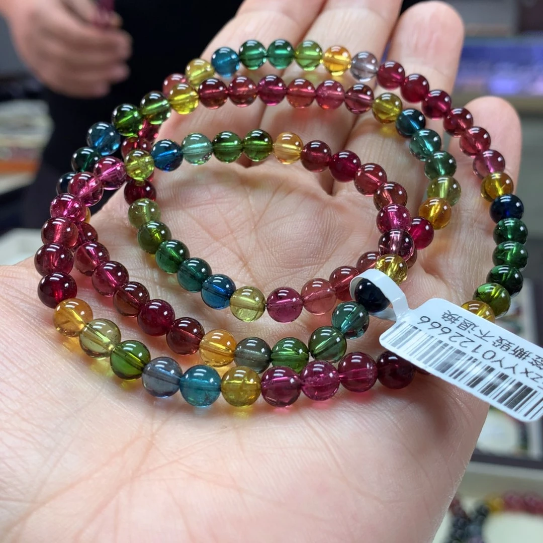 碧玺手链未镶嵌5.8毫米左右