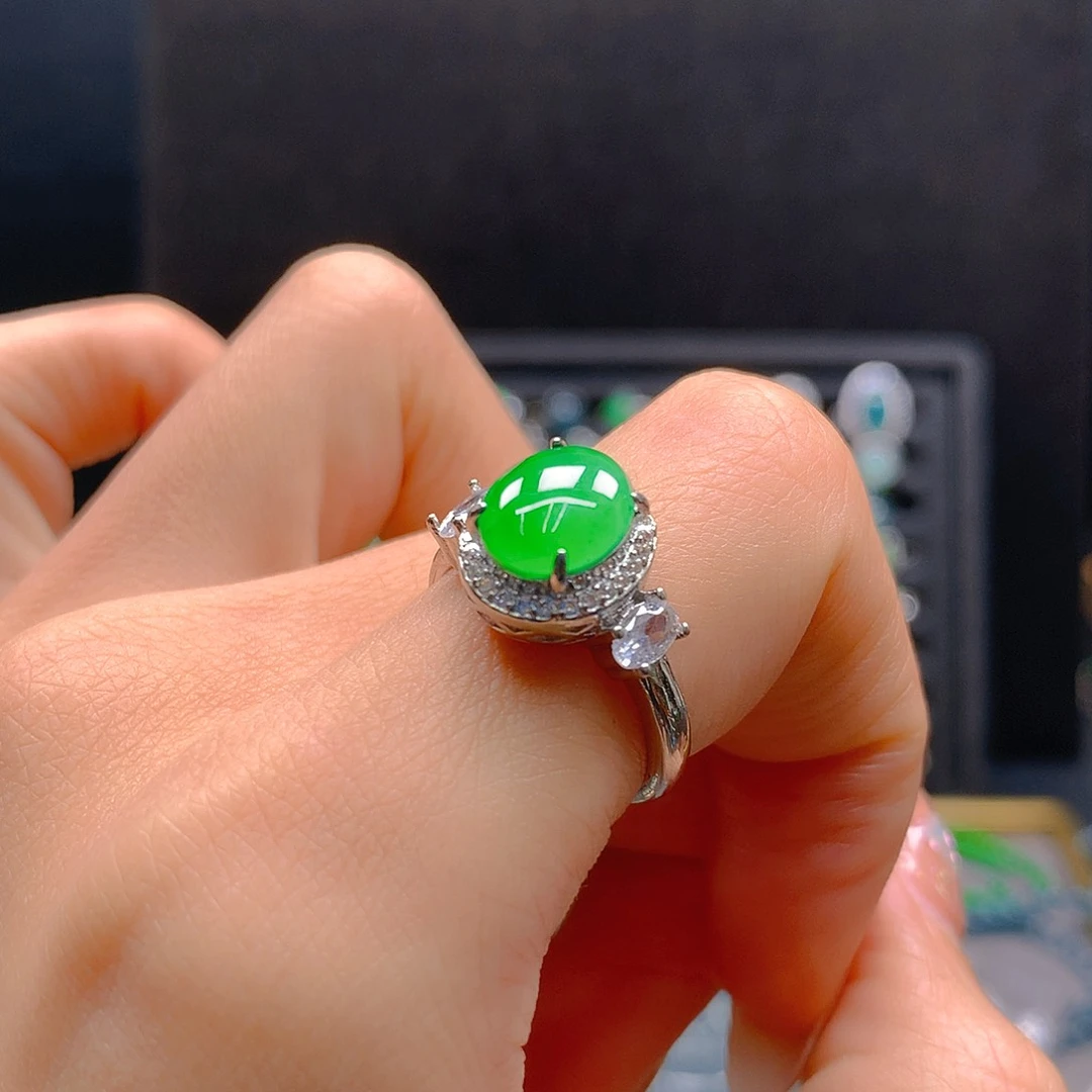 未镶嵌戒指翡翠天然翡翠