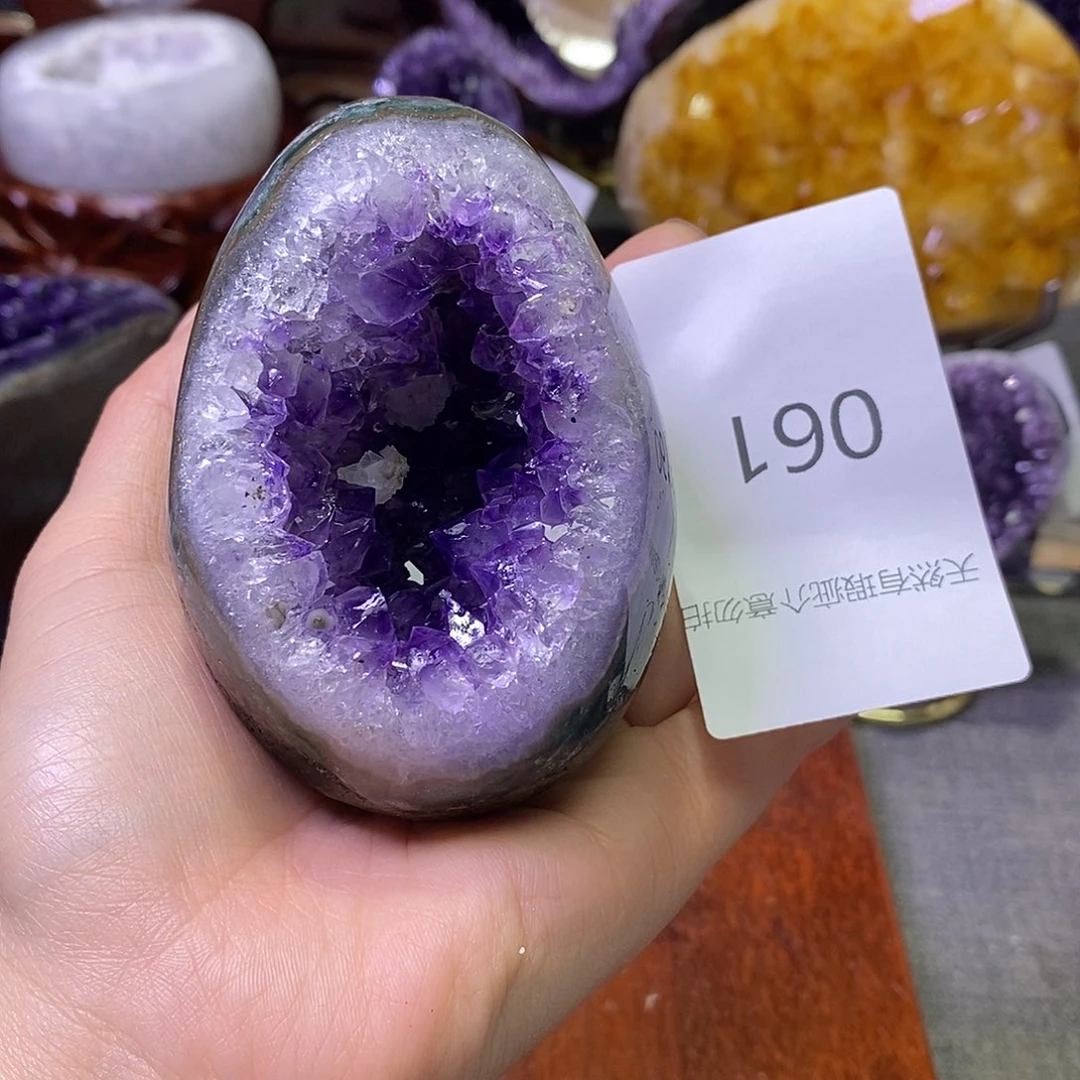 珠宝半成品紫晶未镶嵌