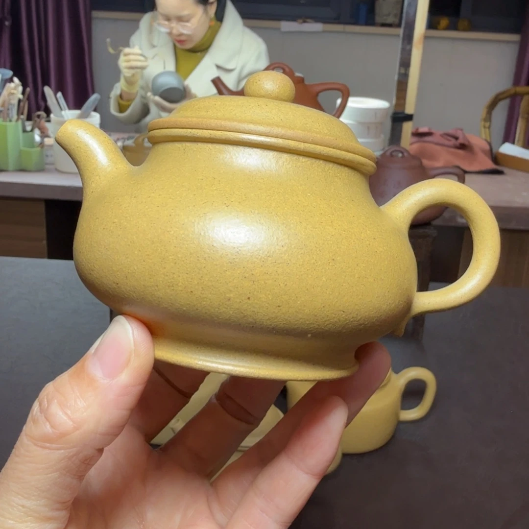 紫砂茶壶《微瑕》《潘壶》零添加段泥半手工180cc