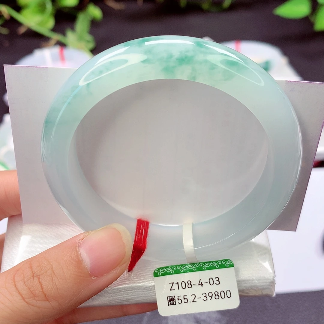 翡翠未镶嵌手镯缅甸天然翡翠手镯