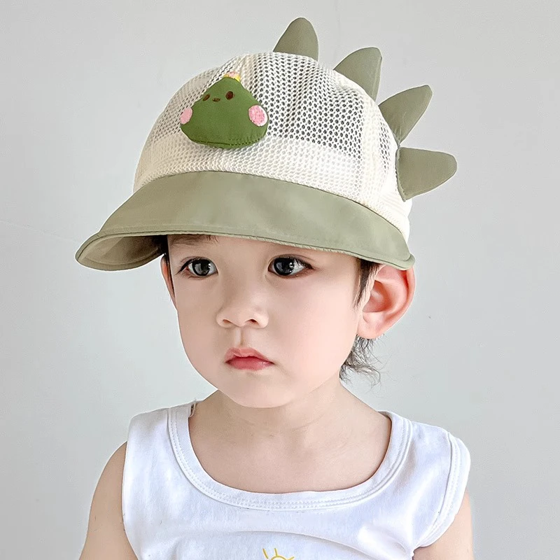 夏季帽子女宝宝遮阳大檐鸭舌帽春秋薄款速干婴幼儿太阳帽男孩儿童