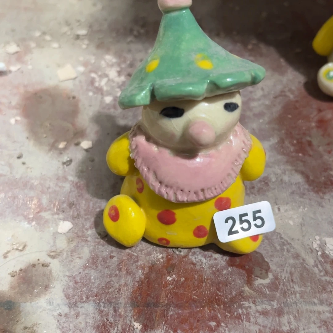 摆件纯手工抽象陶瓷摆件微瑕255