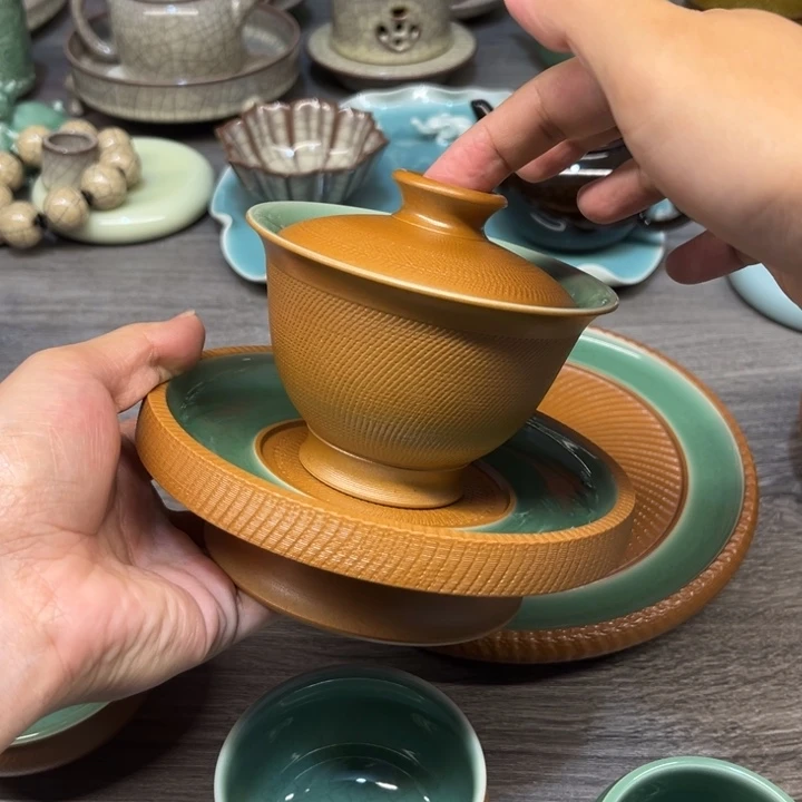 黄长懿 挑刀 元宝盖碗