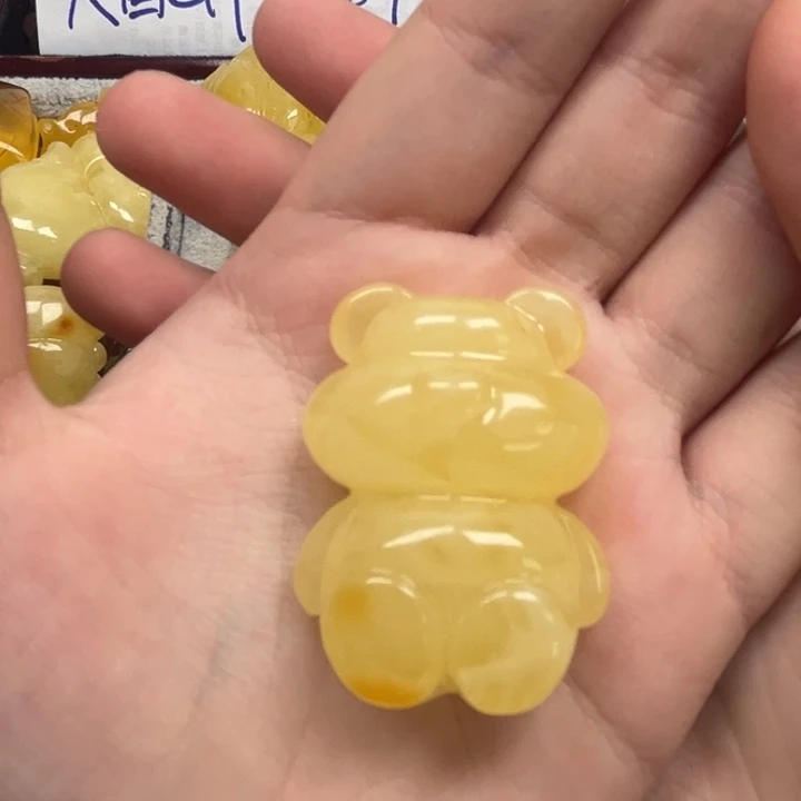 裸石琥珀未镶嵌天然蜜蜡配件