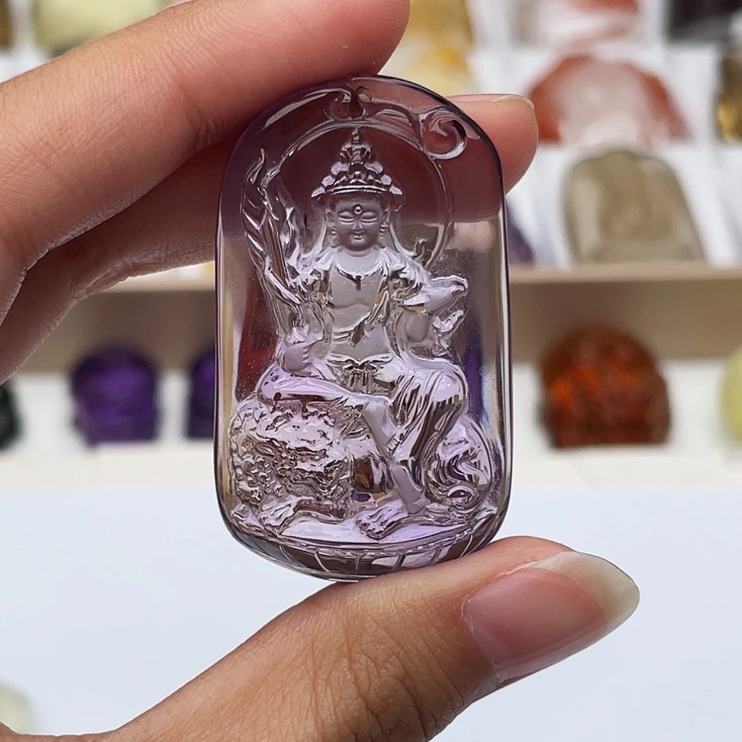 无***水晶颈饰未镶嵌定制吊坠