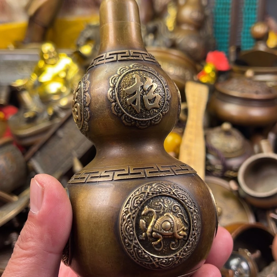茶壶香炉铜器摆件