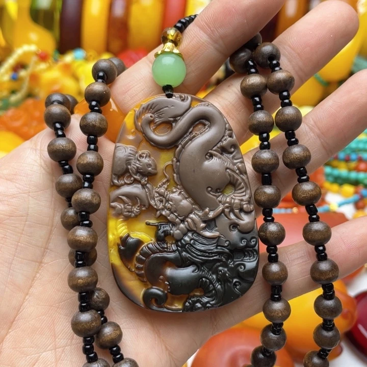 树脂制品文*27号雕刻吊坠