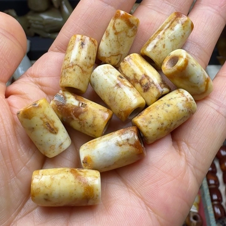 手链未镶嵌和田玉（糖玉）