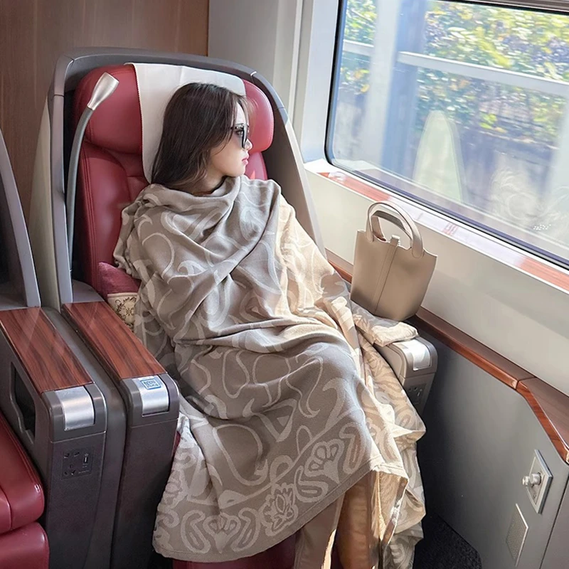 空调房披肩女飞机头等舱航空毯办公室午睡盖毯子非瑕疵午休