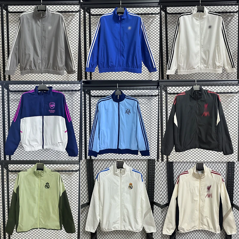 2526高品质天花板超顶长拉链风衣外套长袖足球队服超多款式找客服