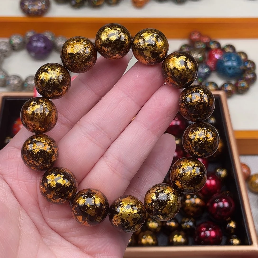 1.5宝纱黑金手串